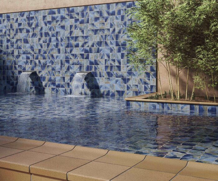 GRESAN BOREAL: MODERN RUSTIC STYLE TILES FOR SWIMMING POOLS